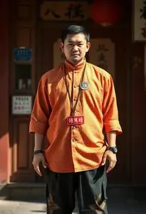 Chinese Mafia Costume face swap