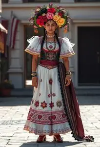 Dama Loteria Costume face swap