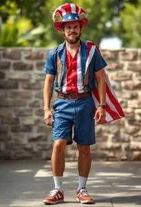 Funny Fourth July Costume face swap