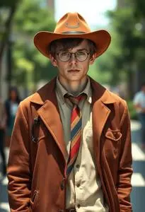 Doc Brown Costume face swap