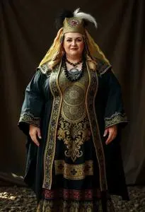 Plus Size Woman Fabulous Fortune Teller Costume face swap