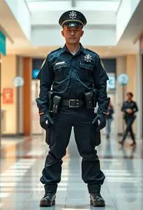 Mall Cop Costume face swap