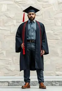 Graduation Attire Male Dress Face Swap