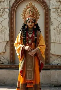 Maa Kali Costume face swap