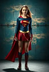 Super Girl Costume face swap