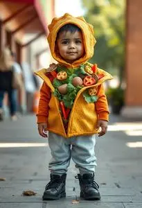 Terrific Taco Toddler Costume face swap