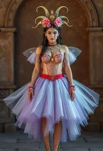 Rave Fairy Dress Face Swap