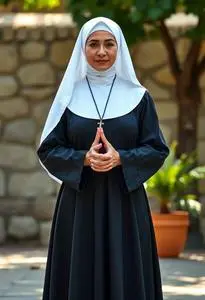 Say Your Prayers Woman Nun Costume face swap