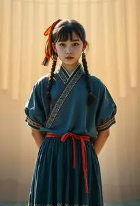 Simple United Nation Costume Girl face swap