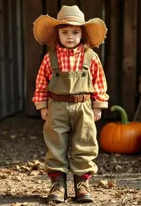 Farmer Halloween Costume face swap