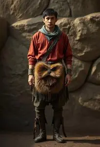 Hermiones Mokeskin Pouch Costume Bag face swap