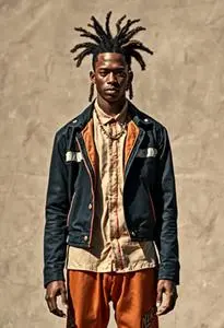 Jean Michel Basquiat Clothing Costume face swap