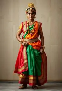 Marathi Dance Costume face swap