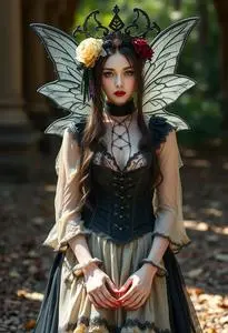 green emerald velvet dress Scarlet Darkness Scarlet Darkness Renaissance Fairy Costume