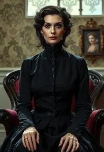 Lillian Munster Costume face swap