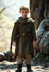 Elven Costume Boy face swap