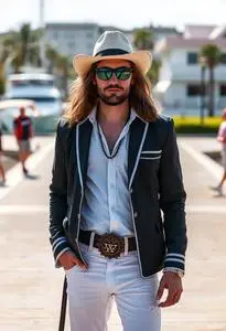 Yacht Rock Costume Party face swap