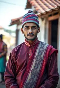 Nepali Traditional Dress Male face swap