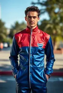Pepsi Male Suit Costume face swap