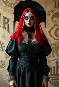 Woman Sadistic Costume face swap