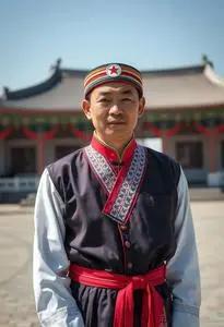 North Korean National Costume face swap