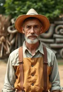Farmer Fran Costume face swap