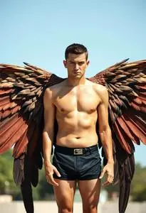 Vulture Wings Costume face swap