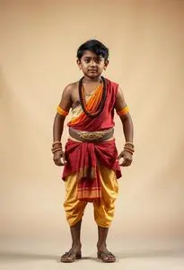 Chota Bheem Dress Costume face swap
