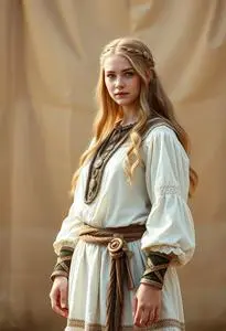 Celtic Costume Girl face swap