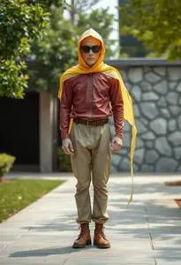 Kite Man Costume face swap