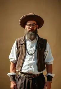 Mordechai Purim Costume face swap