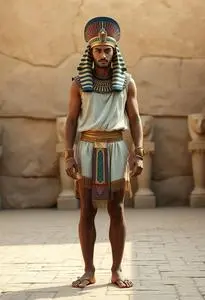Ancient Egyptian Theatre Costume face swap
