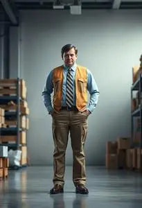 Adult Office Dunder Mifflin Warehouse Costume face swap