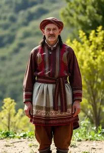 Slovenian Folk Costume face swap