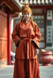 Ginger Costume Girl face swap