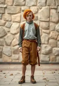 Ginger Hair Costume face swap
