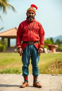 Motu Patlu Costume face swap