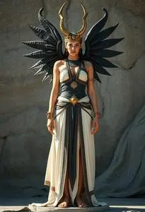 Nyx Goddess Costume face swap