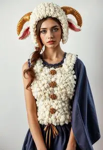 Suzy Sheep Costume face swap