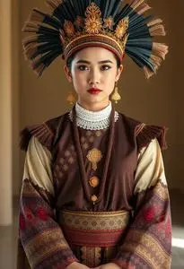 Philippine National Costume Baro Saya face swap
