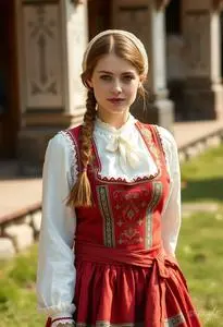 Slovenian Folk Costume face swap
