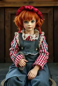 Raggedy Ann Andy Costume face swap