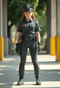 Officer Jenny Costume face swap