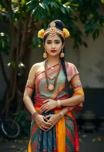 Onam Costume Woman face swap