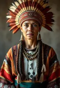 Authentic Aztec Costume face swap