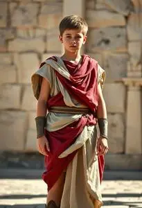 Roman Senator Costume Boy face swap