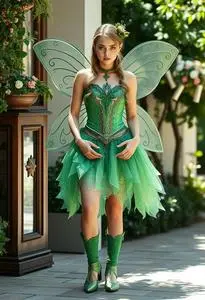 Adult Fairy Fancy Dress Face Swap