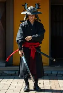Katana Costume face swap