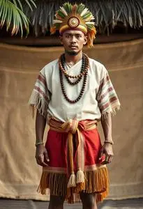 Samoa National Costume Male face swap