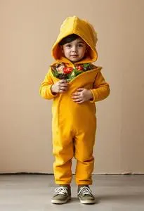Terrific Taco Toddler Costume face swap